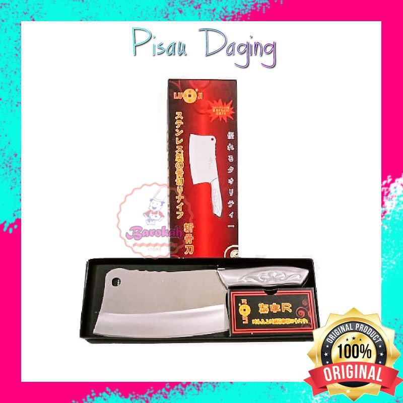 Pisau Daging / golok daging merk LUJI berkualitas dan sangat tajam