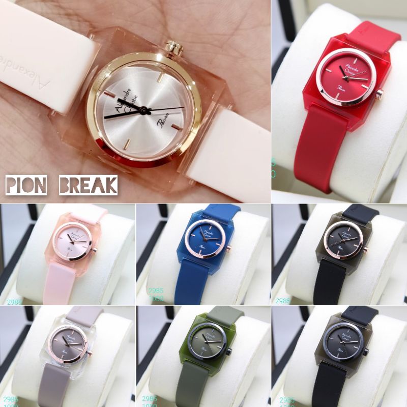 JAM TANGAN ALEXANDRE CHRISTIE AC 2985 WANITA | AC2985 RUBBER KARET ORI 2022