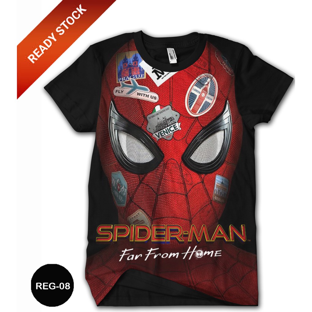 Baju Spiderman 3D Baju Anak Spiderman Series 3D DEWASA #REG-08