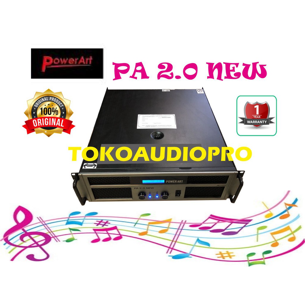 Power Art PA2.0B  2-channel Power Amplifier Original