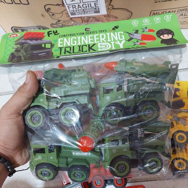 Mobil Pemadam kebakaran Truck DIY Enginering Truck DIY