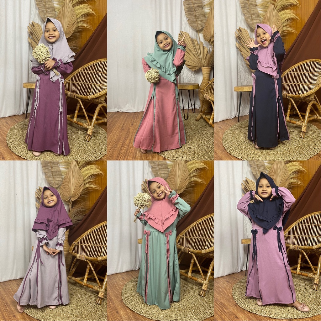 gamis anak ItyCrepe "ALLISYA" Series