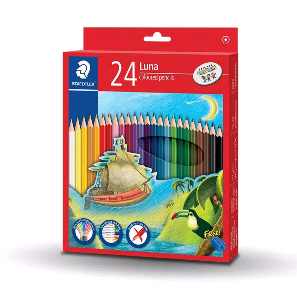 

Gramedia Yogya - Staedtler Luna Permanent Coloured Pencil 136 C24TH Isi 24 Pcs / Kurnia Agung