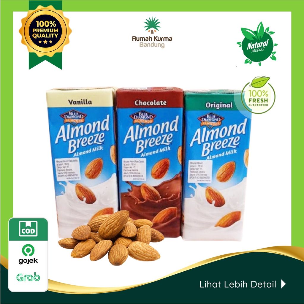 Jual ALMOND BREEZE 180 ML Shopee Indonesia