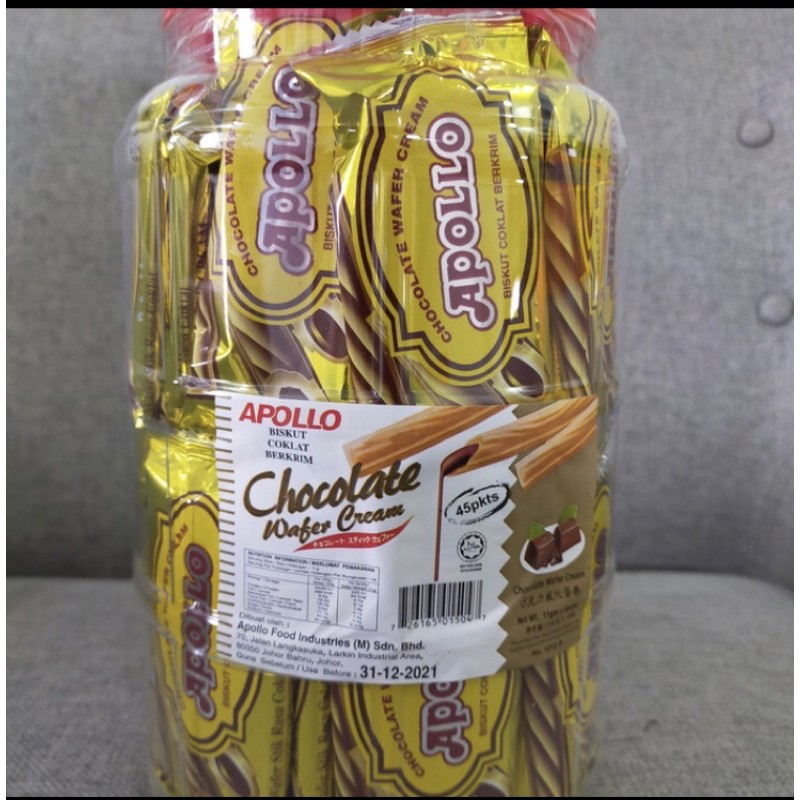 

Apollo chocolate wafer cream