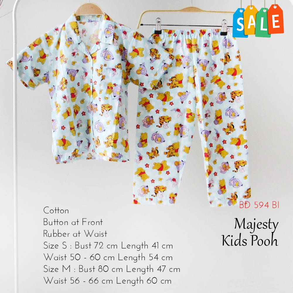 Piyama Anak - Majesty Kids Pooh