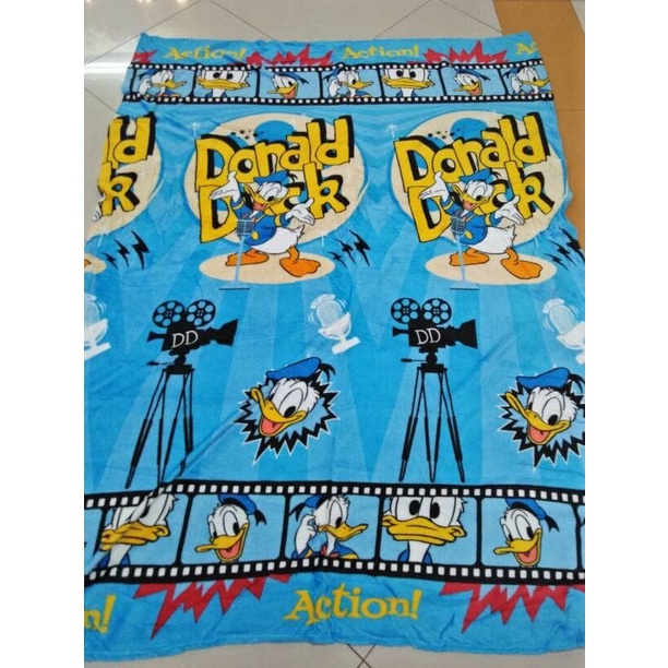 Selimut Dewasa Selimut bulu Donald Duck(W4U9) Selimut Bulu Halus Selimut Dewasa Karakter Selimut Dew