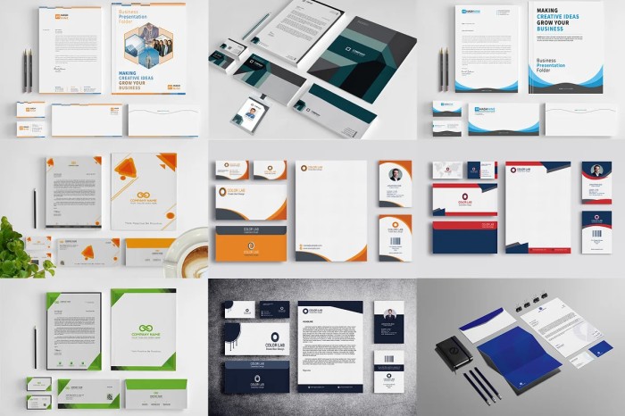 50 Corporate Identities Bundle- Photoshop &amp; Illustrator - Business Branding