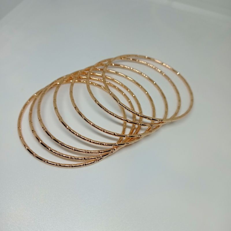 gelang keroncong dewasa isi 7 pcs, perhiasan xuping