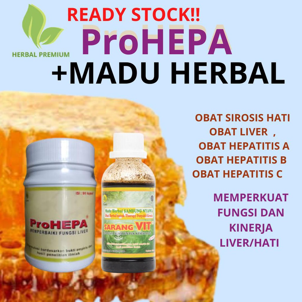 Obat Sirosis Sakit Kuning Hati Hepatitis A Hepatitis B Hepatitis C Liver  Sembuh Total + Madu Herbal