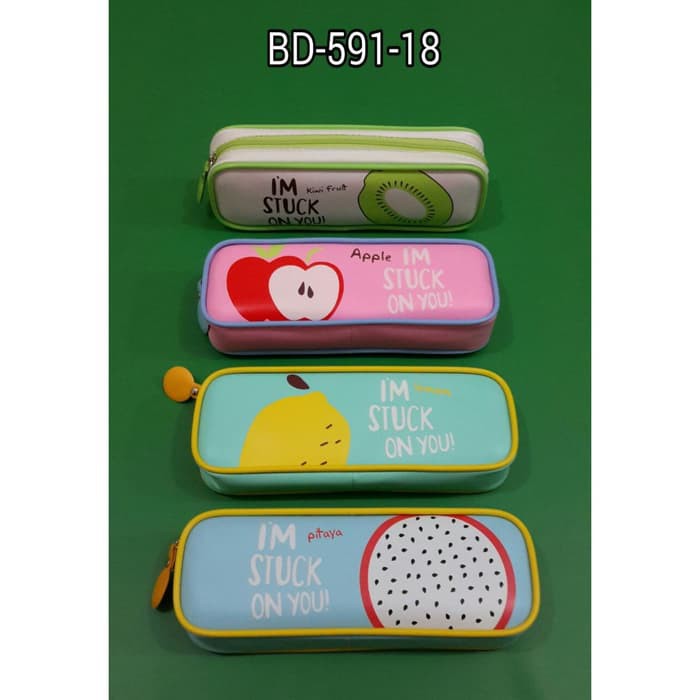 

Tempat Pensil Seleting Kanvas Buah Xiaolingjing