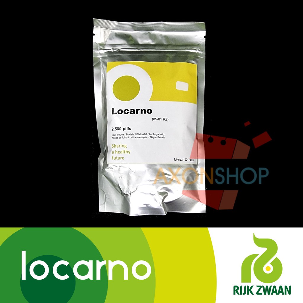AXON Benih RZ Locarno Green Leaf Lettuce 2500 Pills ORI Lollo Bionda Sayur Selada Hijau Rijk Zwaan S