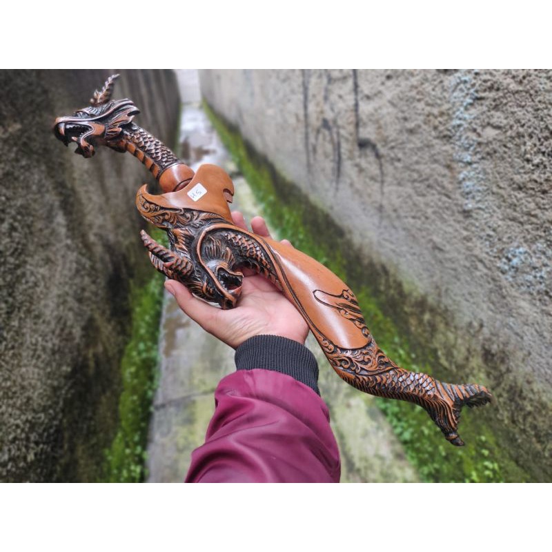 UKIRAN TANGAN ASLI KUJANG PAMOR NAGA DAMASCUS