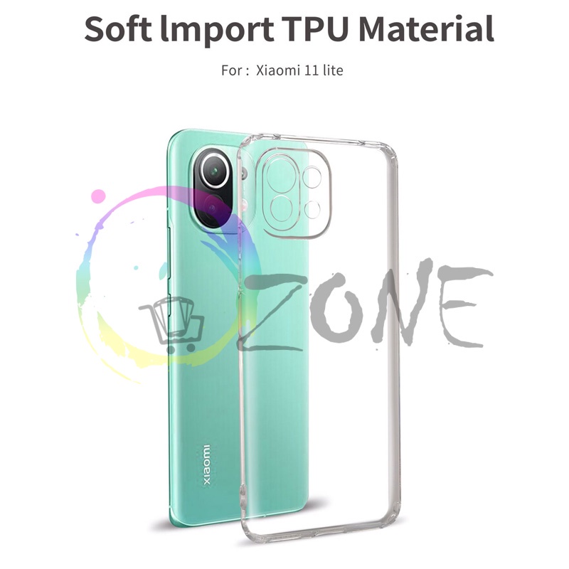 SOFTCASE TRANSPARAN XIAOMI MI 11 - Mi11 LITE PREMIUM CLEAR SOFT CASE