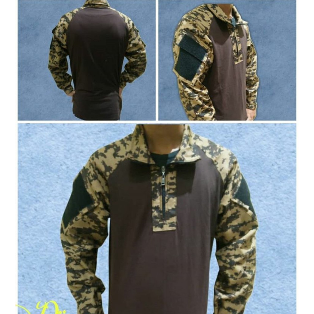 KAOS MILITER - Kaos Tactical - Kaos BDU Loreng - Kaos Army - Kaos Lapangan