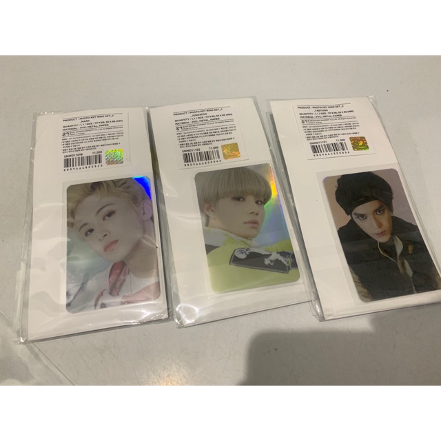NCT World Tour Photocard Card holder Keyring official MD Photo hologram