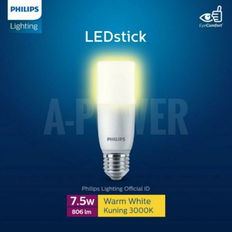 Philips - Lampu LED Stick 7.5W (Kuning)