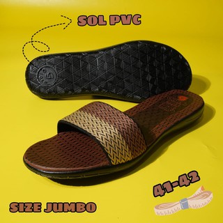 GRACE (rajut selop tapak coklat) SANDAL cewek turki rajut / sandal