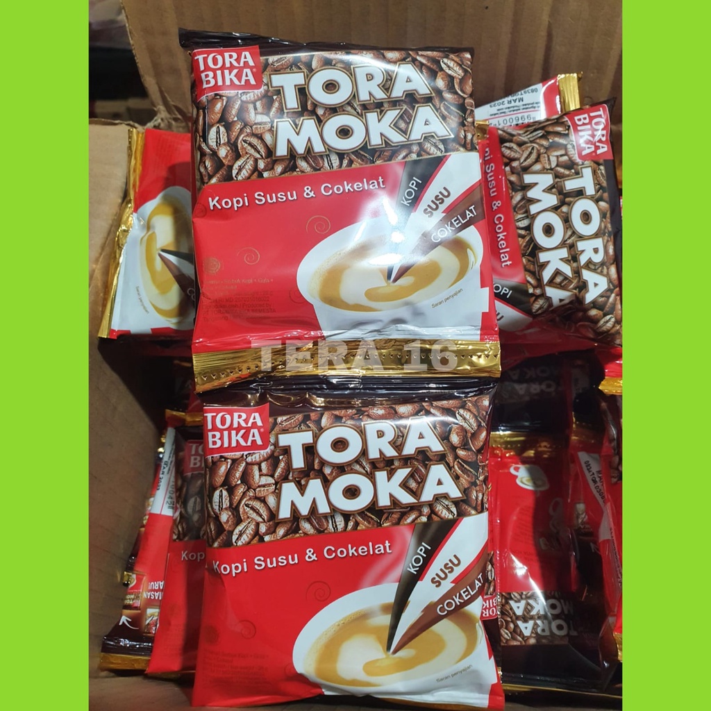 

kopi Torabika Mocca renceng isi 10 sachet