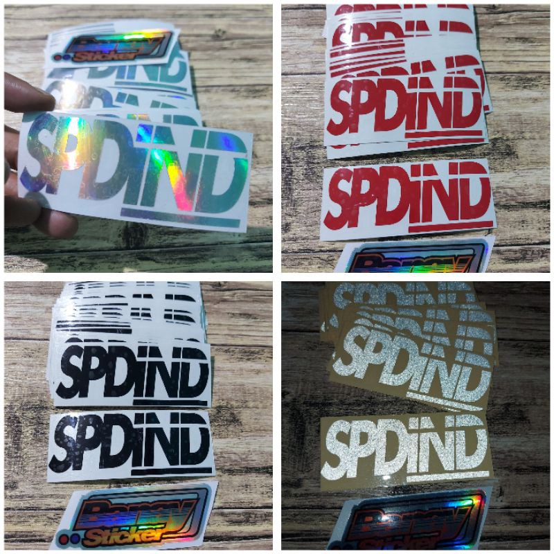 STICKER SPEEDING INDONESIA SPDIND CUTTING