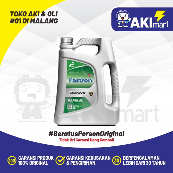 Pertamina Fastron Tehcno Lambo 10W40 4 Liter Oli Mobil