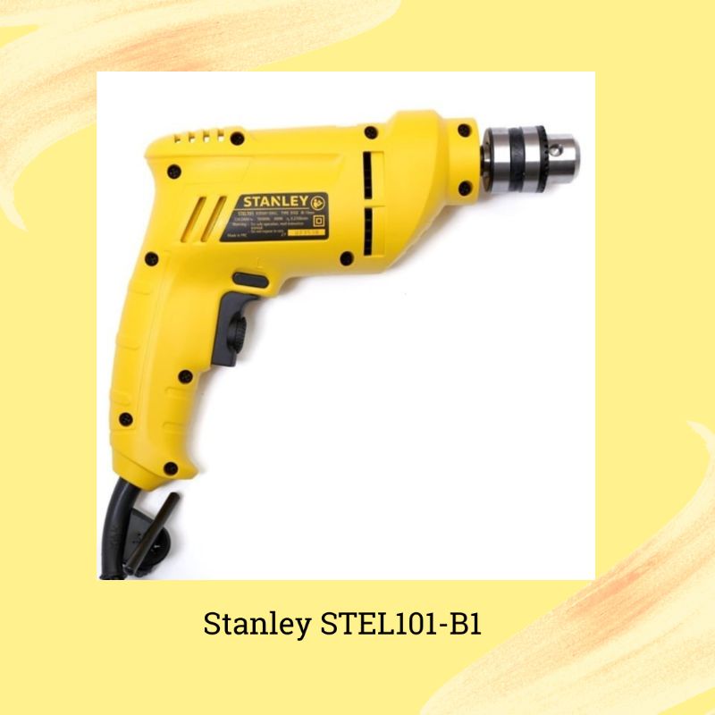 Mesin Bor stanley 10mm . Stanley STEL 101 400w. Bor listrii Stanley STEL101-B1