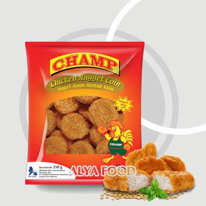 

TERMURAH! Champ Chicken Nugget Coin 200gr