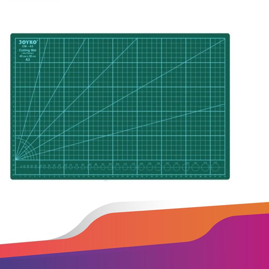 

Terbaik! JOYKO CUTTING MAT A3 ALAS POTONG 45CM X 30CM !!