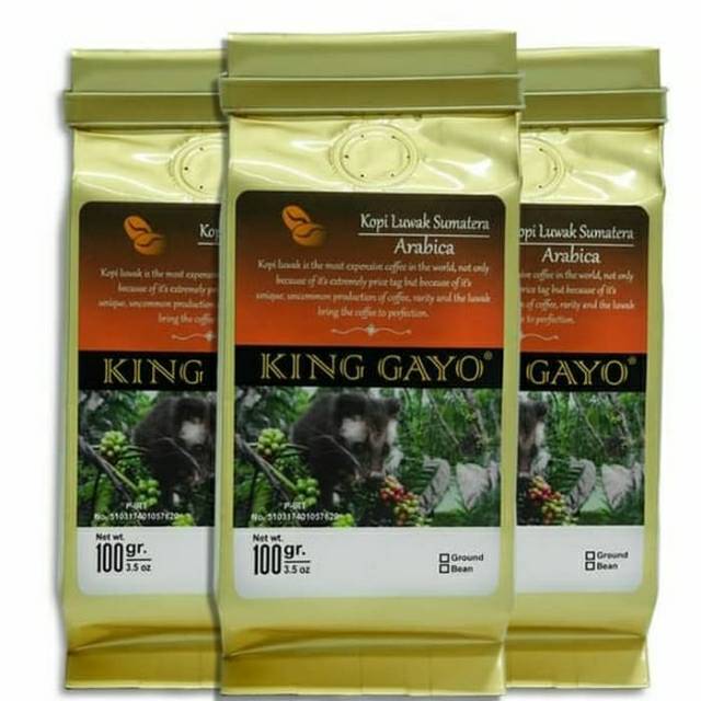 

Kopi Luwak Liar Aceh Gayo 100gr Bean or Powder