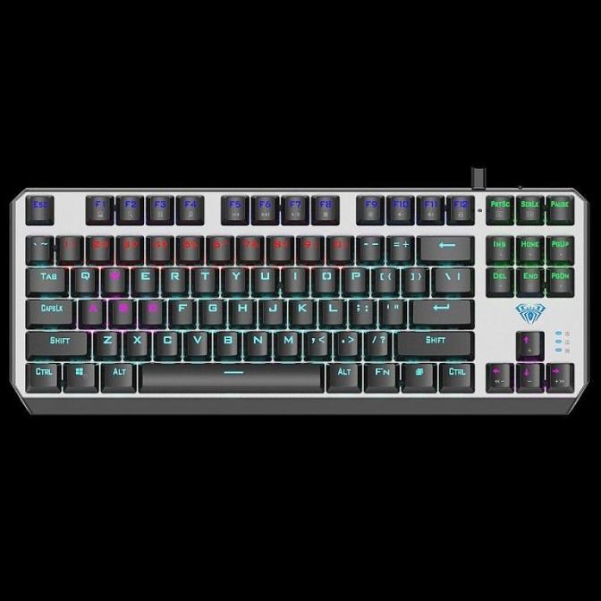 Aula F2067 Tkl Mechanical 87 Keys Keyboard Rainbow Led Kekostore51
