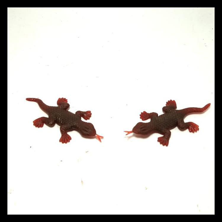 Animal Cicak Karet Mainan Anak Figure Hewan Terlaris