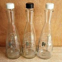 Botol Kaca 380ML, AQUA KECIL