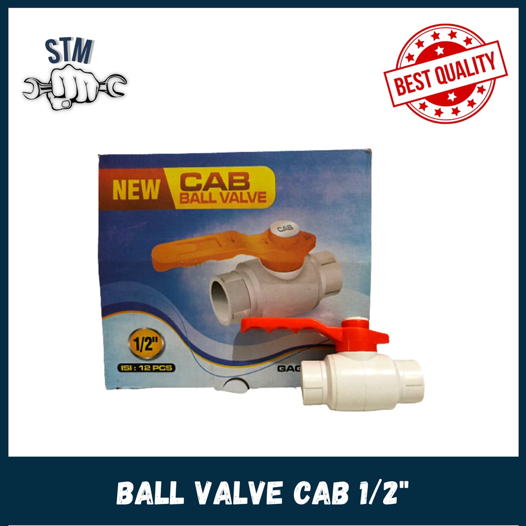 BALL VALVE PVC / CAB BALL VALVE