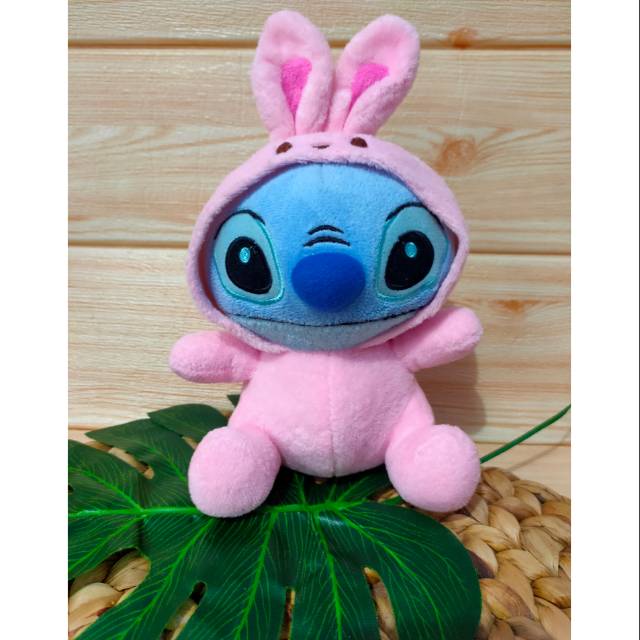 Stitch bunny pink rare (preloved)