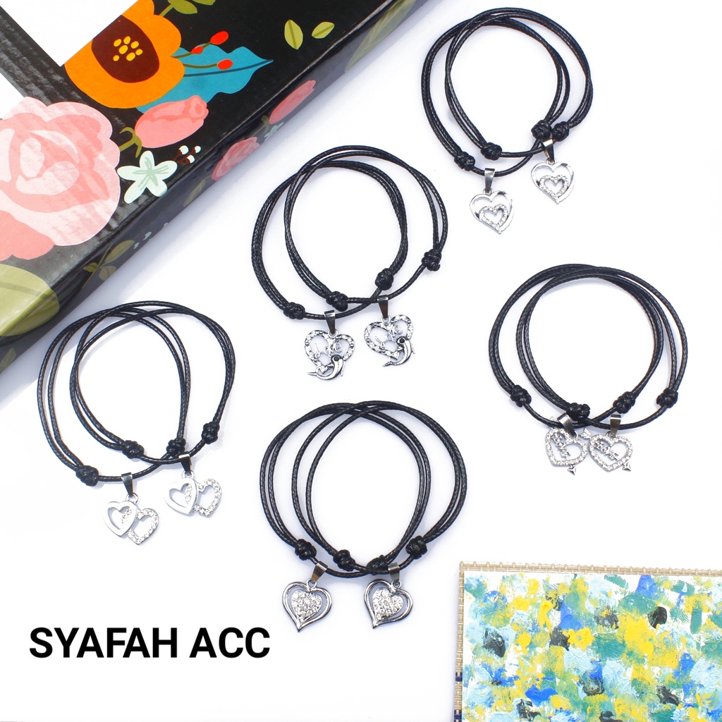 Gelang Couple (2pcs) Gelang Persahabatan,Gaya Korea