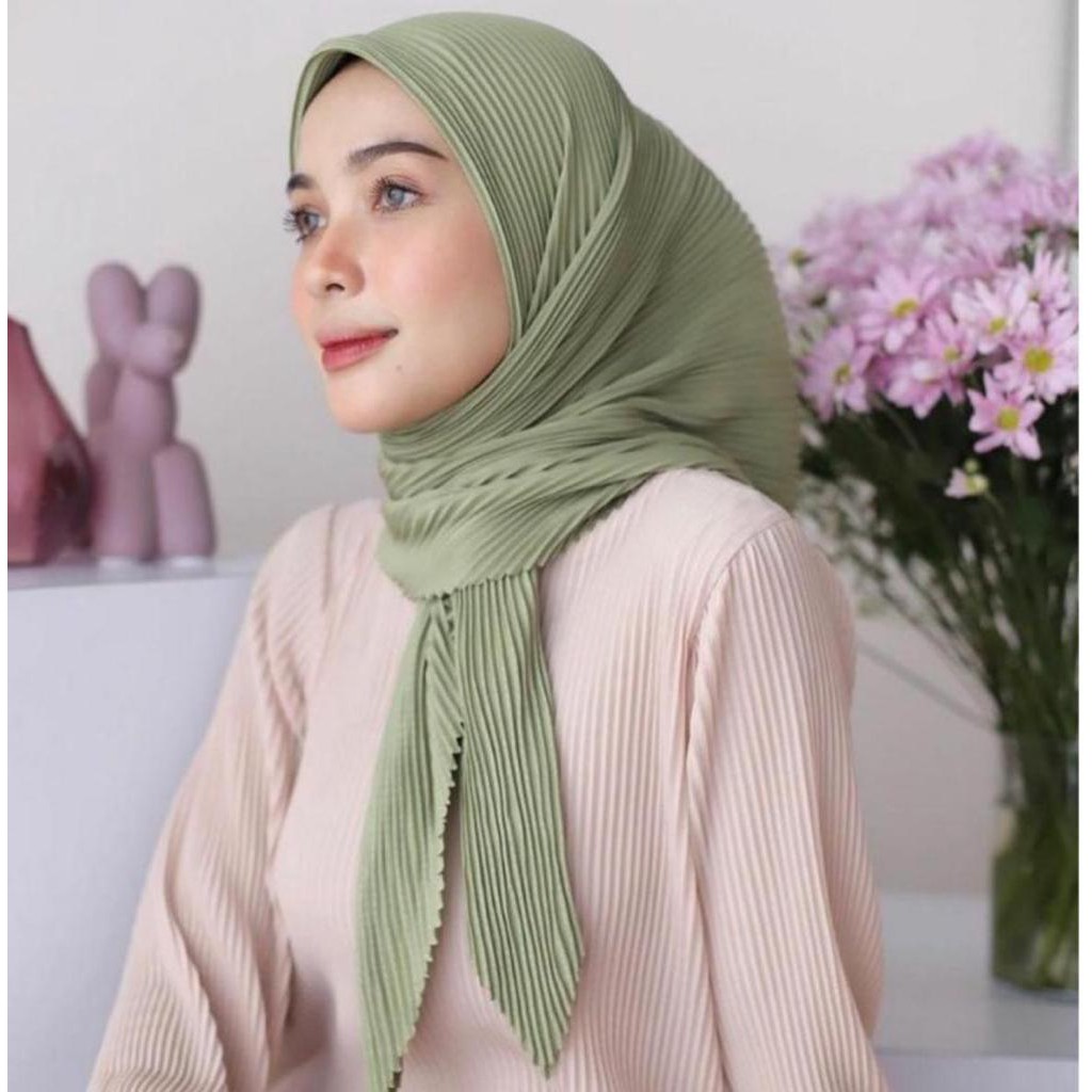 SQUARE PLISKET PREMIUM / SEGIEMPAT PLISKET PREMIUM/ JILBAB SEGIEMPAT