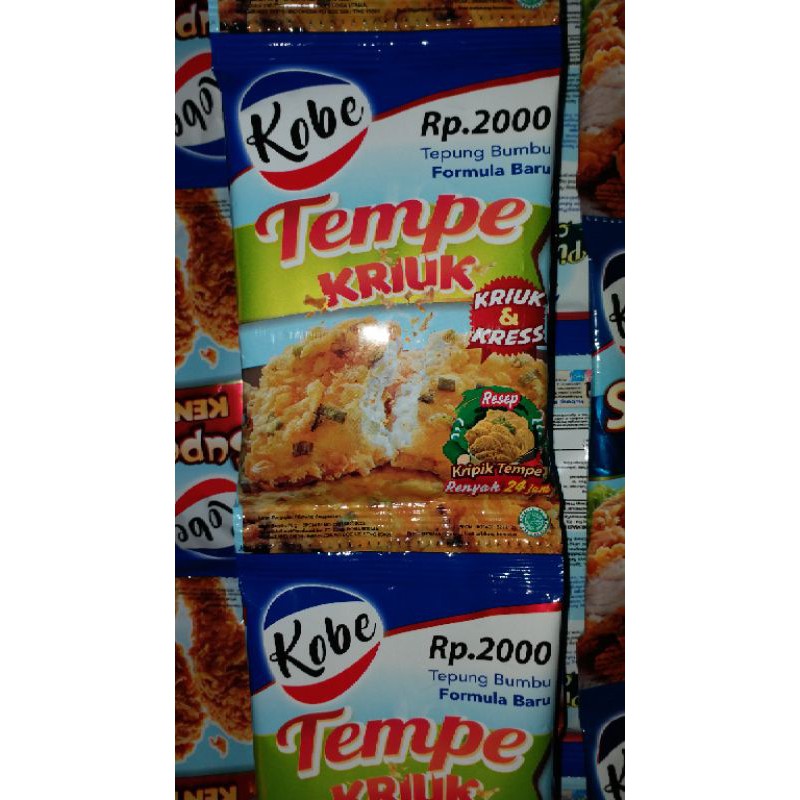 

KOBE TEMPE KRIUK 70 g dijual per pcs