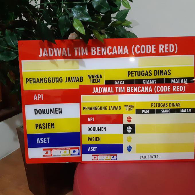 

Papan Akrilik Code Red 70 cm x 50 cm (Paling Besar) NEW