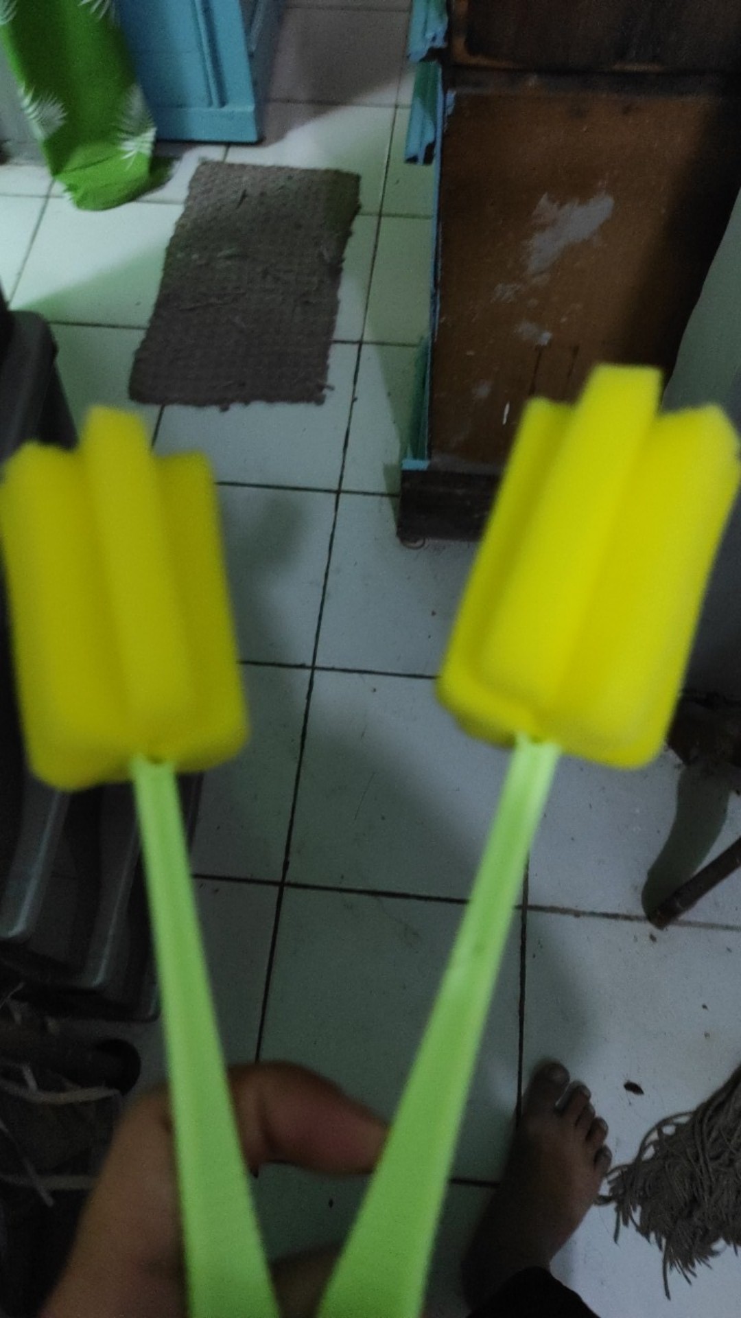 Spons Spon Silikon Cuci Piring/pencuci Silicone Wajan Panci Teflon Kuali Penggorengan Warna Random