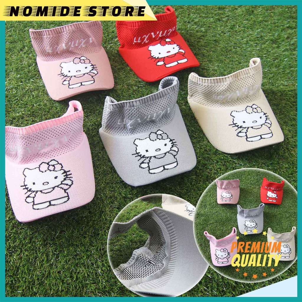 Topi Rajut Anak Visor Pantai Sunshade Motif Kartun Doraemon ANTI UV Topi Lucu Anak Laki Perempuan ZH-2
