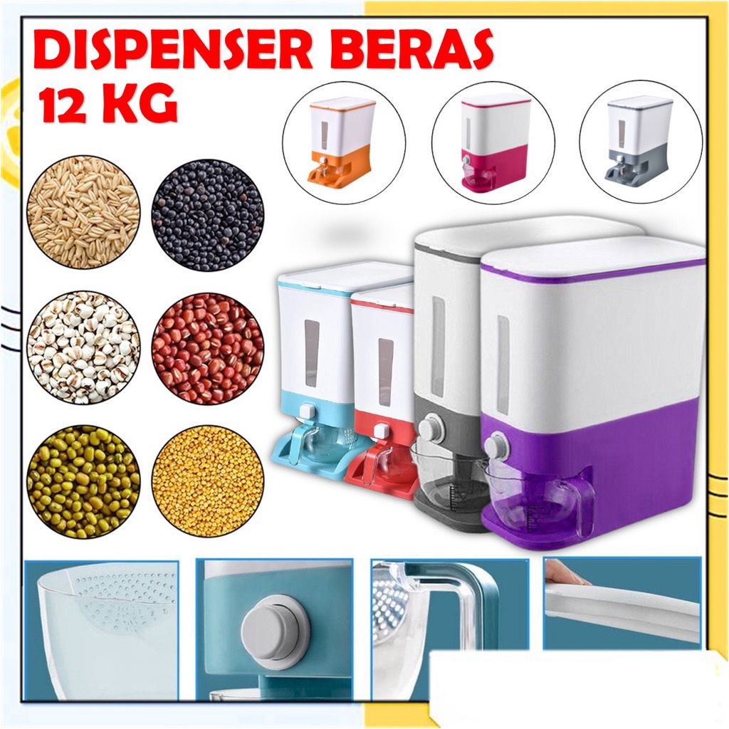 Jual DISPENSER BERAS / RICE DISPENSER BOX 12 KG / DISPENSER BERAS 12 KG ...