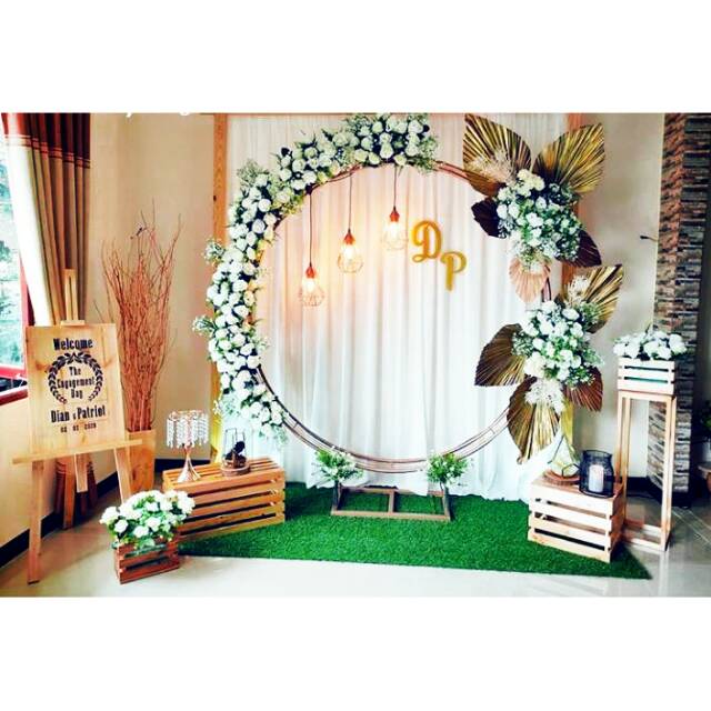 SEWA BACKDROP LAMARAN/WEDDING/ULANG TAHUN