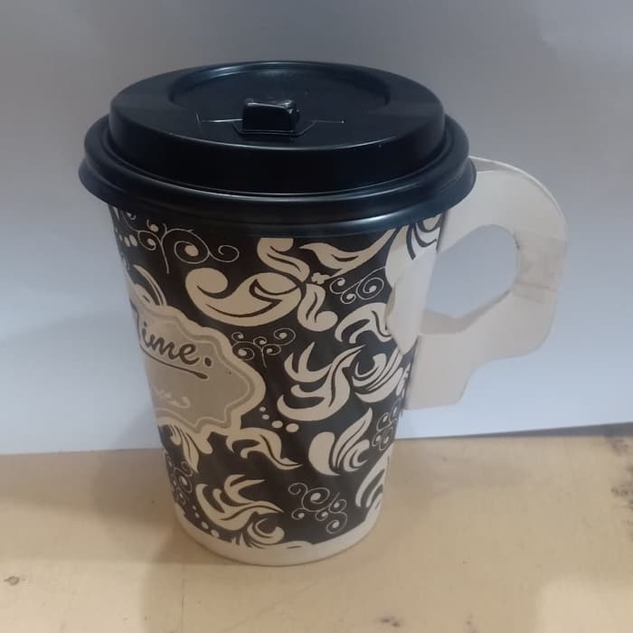 Paper cup Handel/ Papercup Handel / Gelas kopi Handel Uk.8oz + LID