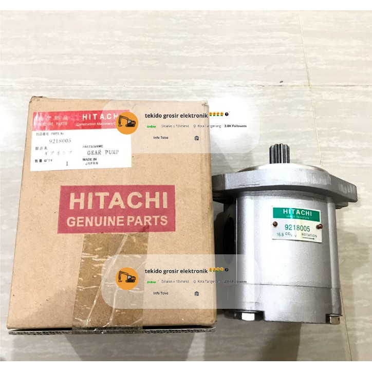 Gear Pump Charge Pump Hitachi 9218005 4276918