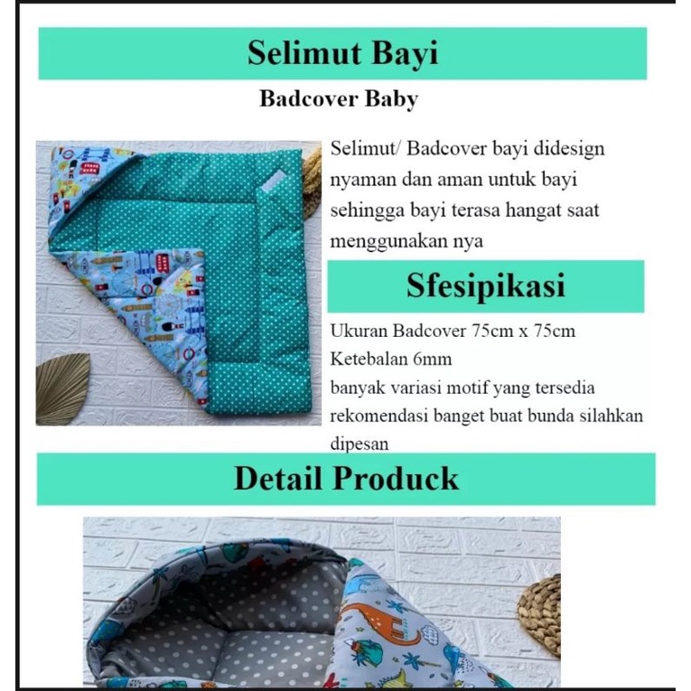 Selimut bayi / selimut topi bayi / selimut