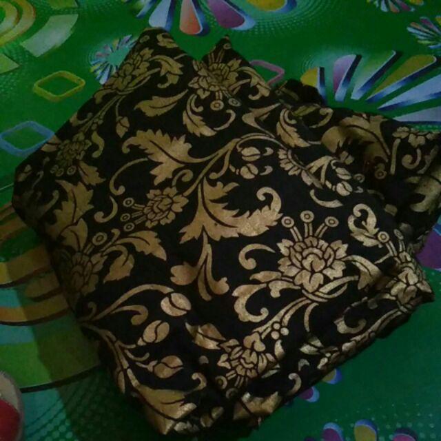 Batik Notoarto - Couple Gamis Batik Prada Gold  Bakung Kualitas Terjamin Dan Kualitas