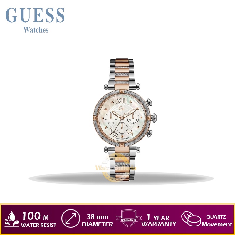 Jam Tangan Wanita GUESS GC Y16002L1MF Stainless Steel Original