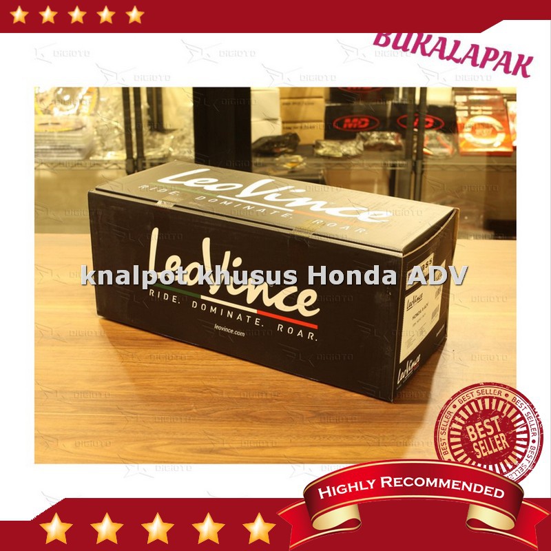 Termurah Unik Leovince Nero SS Black Slip On Honda X ADV tran slahg Murah