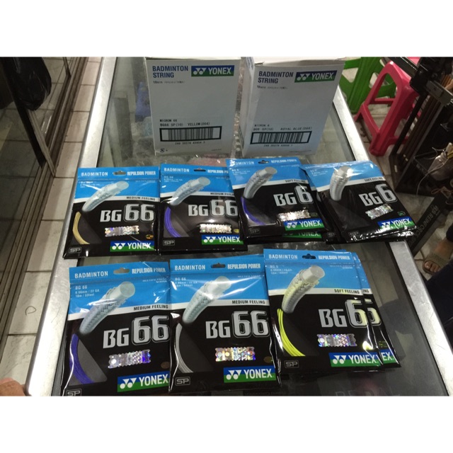 senar raket tali badminton bg66