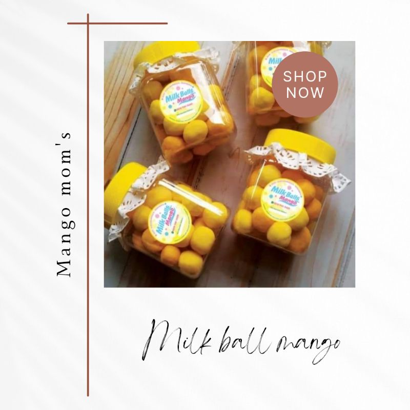 

milk ball mango / bola susu / bola susu mangga